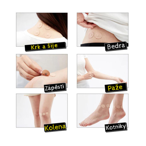 Magnetické náplasti 2 cm